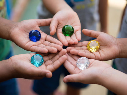 Piraten Schatz Mystery Box für Jungen – Glasdiamanten für Kindergeburtstag, Schatzsuche & Piratenparty