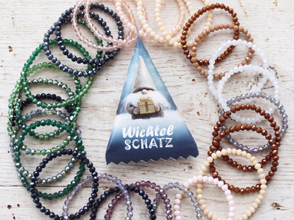 Wichtelgeschenk – Glasperlen Armband in Mystery Box