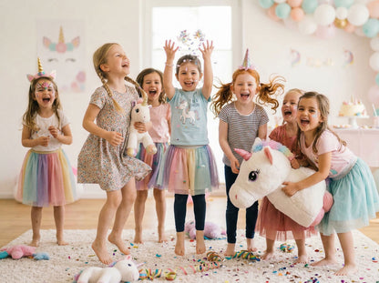 Einhorn-Schatz für Einhornparty | Gastgeschenk Kindergeburtstag | Mitgebsel Mädchen | Schatzsuche | Glasdiamant | Regenbogenparty