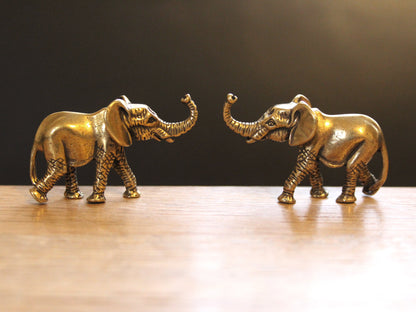 Elefant Glücksbringer mit Mutmacher-Karte Weisheit und Kraft – Du schaffst das!