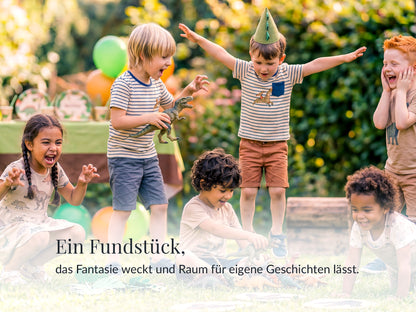 Dino Party Mitgebsel Set – Dinosaurier Kindergeburtstag Gastgeschenk – Urzeit Schatz Achat Zahn – plastikfrei Naturstein