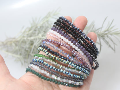 Wichtelgeschenk Mystery Box mit Glasperlen-Armband – kleines Weihnachtsgeschenk oder Adventskalender-Mitbringsel